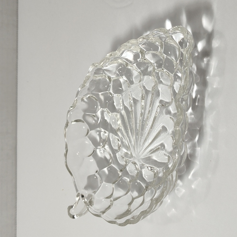 Vintage Anchor Hocking Clear Grape Cluster Dish